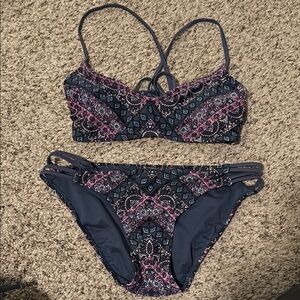 Patterned Bikini Set